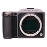 Hasselblad X1D II 50C front view with bare lens mount and exposed medium format sensor