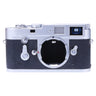 Leica M2 front view with bare M bayonet mount and rangefinder windows