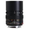 Leica 90mm f2.8 Elmarit-M lens upright showing aperture scale and depth-of-field markings