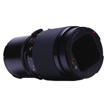 Hasselblad CF 250mm Sonnar three-quarter view showing rear bayonet mount and barrel