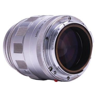 Leica 90mm f2.8 Tele-Elmarit rear view showing M mount and rear element