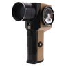 Pentax Spotmeter V front and side with objective barrel and Zone VI ASA/DIN calculator dial