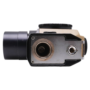 Pentax Spotmeter V base showing battery compartment contact and tripod socket