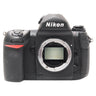 Nikon F6 front view with bare F mount showing focusing screen and AF sensors