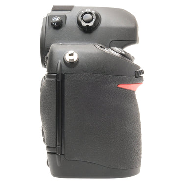 Nikon F6 left side view showing grip and controls