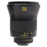 Zeiss Otus 1.4/28 lens front three-quarter view showing barrel and focus scale