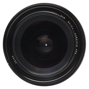 Zeiss Otus 28mm f1.4 front element with Apo Distagon T* engraving
