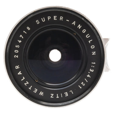 Leica Super-Angulon front element engraved Leitz Wetzlar 2054718 with serial number