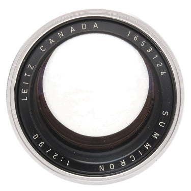 Leica 90mm f2 Summicron front element with Leitz Canada engraving and serial number