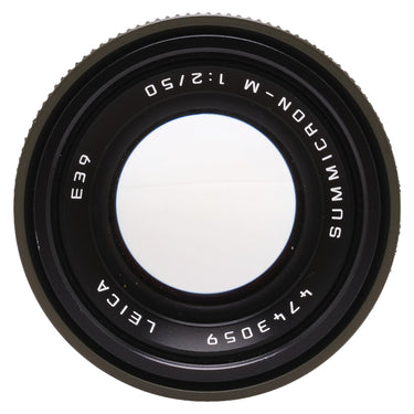 Leica Summicron-M 50mm f2 Safari front element with E39 and serial engraving