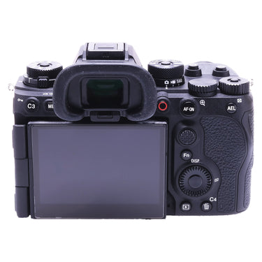 Sony A9 III rear view with tilting screen and control buttons