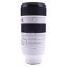 Sony FE 70-200mm f2.8 GM OSS II standing upright, front view showing zoom scale, focus ring and G badge