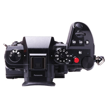 Panasonic Lumix GH6 top plate with mode dial and control buttons