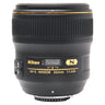 Nikon AF-S 35mm f1.4G front three-quarter view showing model label and focus mode switch
