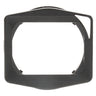 Leica 12592 metal lens hood front view showing square opening