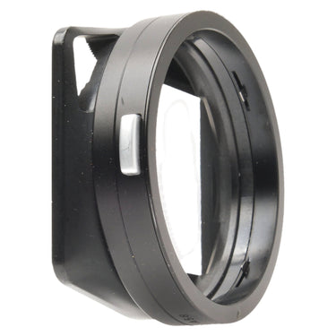 Leica 12592 metal lens hood side view showing mount and A58 marking