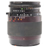 Hasselblad CF 120mm f4 Makro-Planar side view with aperture, shutter speed, and focus scales