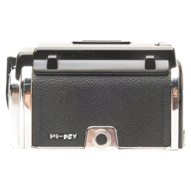 Hasselblad A24 film back side view with A24-6x6 marking