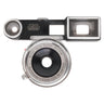 Leica 3.5cm f3.5 Summaron front element and engraved name ring with attached goggle finder