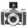Brooks-Plaubel Veriwide 100 front view with Super-Angulon lens and Brooks Veriwide finder