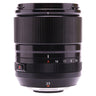 Fujifilm XF 23mm f1.4 R LM WR lens standing upright showing aperture ring and 23mm markings