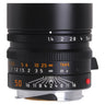 Leica 50mm f1.4 Summilux-M ASPH aperture and focus scale close-up with red mount index