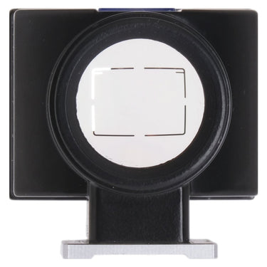 Zeiss 18mm viewfinder front optical element showing the framelines