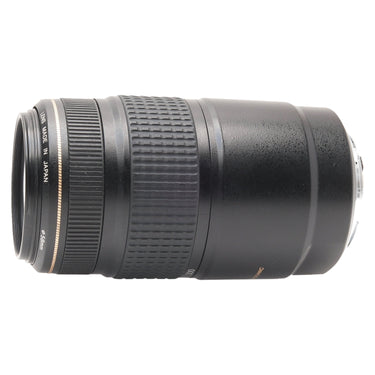 Canon EF 75-300mm opposite side view showing barrel and made in Japan ring