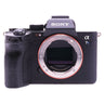 Sony A7S III front view with bare E-mount and full-frame sensor