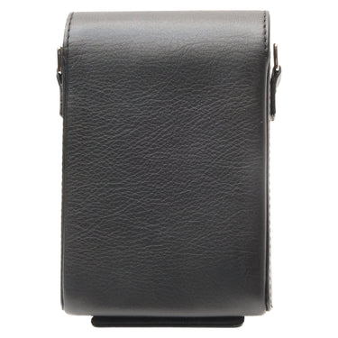 Leica D-Lux 8 black leather camera case rear view
