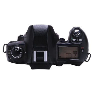 Nikon N80 top plate with mode dial, LCD panel, and hot shoe