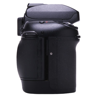 Nikon N80 right side view showing grip and body seams