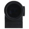 Leica Visoflex Typ 020 front eyepiece view with black EVF body and diopter dial