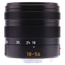 Leica Vario-Elmar-TL 18-56mm lens side view showing zoom scale and orange 18-56 marking