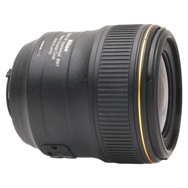 Nikon AF-S 35mm f1.4G side view with serial US606146 and Nano Crystal Coat markings