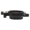 Hasselblad PC-Mutar 1.4x shift converter side view showing PC-Mutar 1.4x engraving and shift adjustment knob