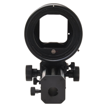 Hasselblad Automatic Bellows rear view showing camera mount and adjustment knobs