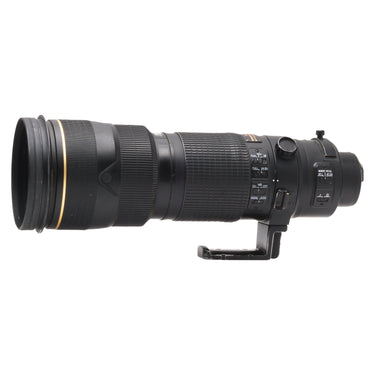 Nikon AF-S 200-400mm f4 VR lens, side view with focus limiter and VR switches