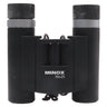 Minox BD 10x25 BR binoculars top view with central focus wheel and 10x25 marking