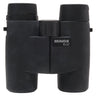 Minox BD 8x32 BR binocular front view showing 8x32 logo and central focus wheel