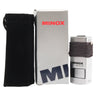 Minox MD 6x16 monocular with black velvet pouch, original box, and lanyard wrapped around the body