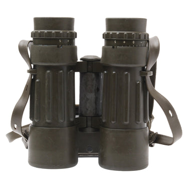 Zeiss 8x30B Dialyt binocular rear view showing diopter dials, scales, and eyecups