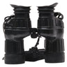 Rollei 7x42 Military binoculars rear view showing eyecups and neck strap