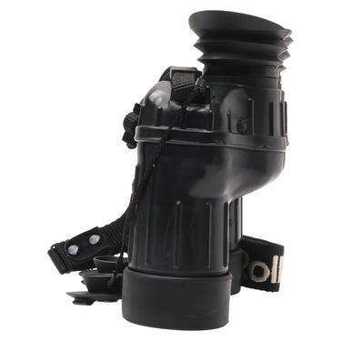 Rollei 7x42 Military binoculars side view showing armored body and strap