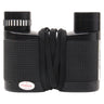 Nikon 6x18 Compact binocular side view with diopter ring, lanyard and passed sticker
