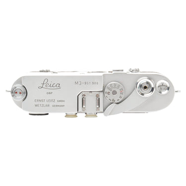 Leica M3 top plate engraved Ernst Leitz Wetzlar with serial M3-951988 and shutter speed dial