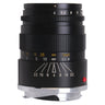 Leica 90mm f4 Elmar-C front three-quarter view showing aperture scale and depth of field markings