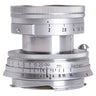 Leica 5cm f2 Summicron collapsible lens side view with aperture scale and infinity lock