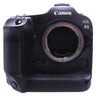 Canon EOS R3 front view with bare RF lens mount and sensor