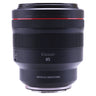 Canon RF 85mm f1.2 L USM DS front barrel with red ring, lettering and AF MF switch